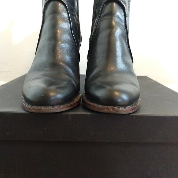Marc by Marc Jacobs Black Leather Chelsea Ankle Boot Size US 8 - Picture 6 of 10